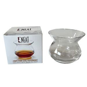 NIB The Artisan NEAT Glass Official Judging Stemless Competition Whiskey Glass